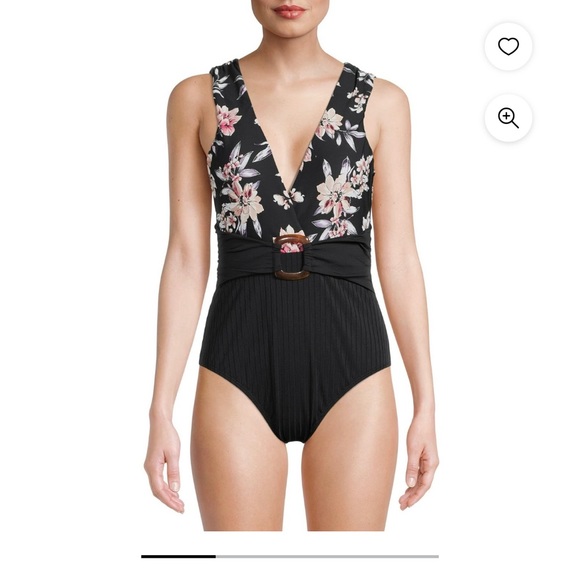 Time and Tru Other - New with Tags! Time and Tru Plunge Swimsuit